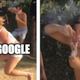 A meme of a man smoking weed while two women fight. The man is labeled "AI" while the two women are "DOJ" and "Google."